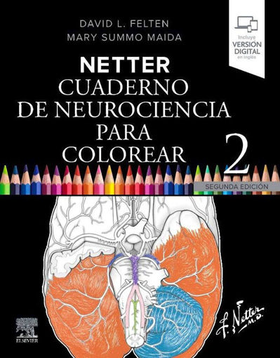 Imagen de Netter. Cuaderno de neurociencia para colorear 2ed
